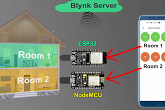 build iot apps, web arduino,esp32 coding, embedded, electronics, sp32, esp8266