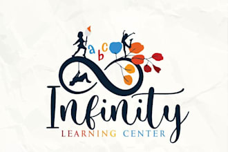 design childcare daycare kids education logo or any graphics