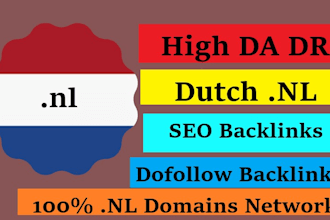 do 25 high quality netherlands SEO links with permanent dutch backlinks