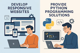 responsive business website with payment setup