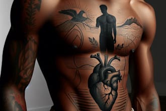 create a custom minimalist tattoo design just for you