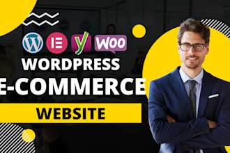 build ecommerce store and restaurant website with wordpress woocommerce