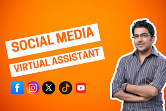 be your expert social media VA for management and growth