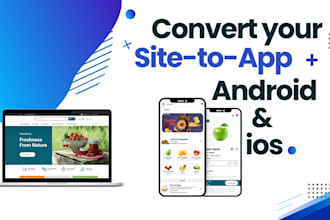 convert website to app site to app android app ios app with webview appmysite