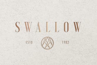 design watercolor bakery or cake sweet treats logo