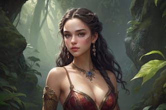 do realistic or fantasy portrait