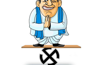 make you political funny cartoon portrait