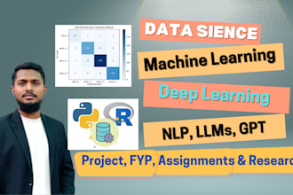 do machine learning, deep learning, nlp research assignment