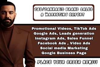 cbd sales leads cannabis store marketing cbd promotion faceebook ads google ads