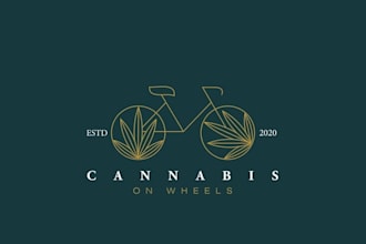 make logo for medical cannabis, marijuana, hemp, weed, cbd, thc, pharmacy, vape