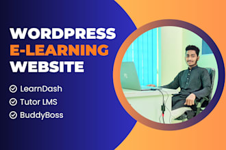 create a high quality wordpress lms and elearning website
