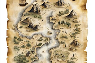 design fantasy map, dnd map, battle map, world map