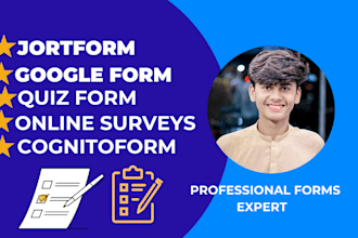 create jotform, google form, cognito form, typeform, online form, surveys