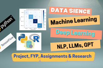 do machine learning, deep learning, nlp research project