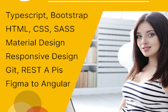 do figma to angular pixel perfect, typescript, bootstrap, cms expert