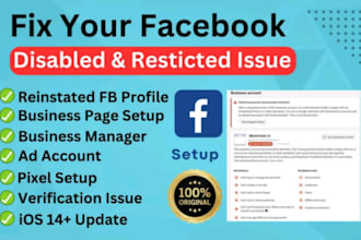 fix issues or set facebook ad account and business manager