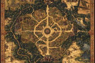 make an amazing fantasy world map or regional, any custom fantasy map