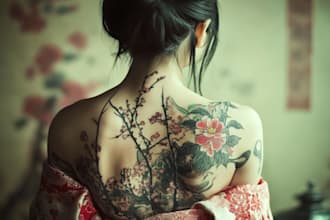 tailored japanese tattoo designs by expert