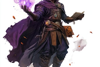 unique dnd character art fantasy scifi illustration for you