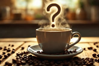create a professional coffee shop logo design