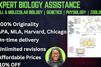 do assigned cell, molecular biology, genetics, physiology, botany, zoology tasks