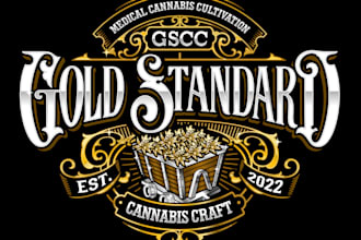 design gold standard cannabis service logo