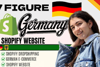 german shopify website design and redesign german shopify website dropshipping