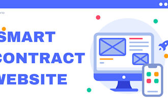 create smart contract website, smart contract integration using wordpress
