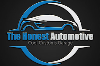make a modern auto detailing, trucking, car wash, auto repair or automotive logo