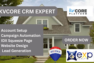setup kvcore website, kvcore smart campaign, email alerts, kv core idx website