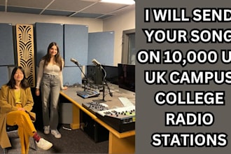 promote and airplay your music to over 10,000 active college radio stations