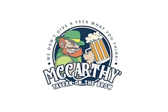 design greatest humorous new logo for an irish pub suitable