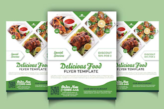 design birthday flyer, digital flyer, one pager, or epk