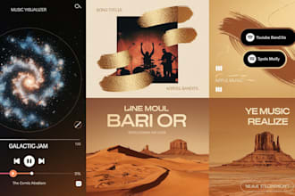 professional designed audio spectrum music visualizer