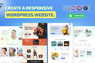 create, redesign, or customize a responsive wordpress website for business