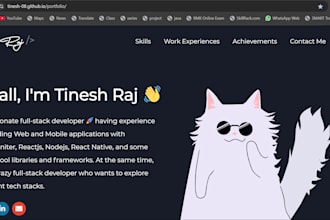 develop fullstack web and ai apps with react angular python