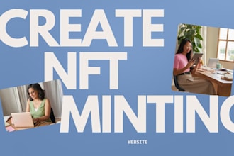 create nft minting website, nft marketplace nft smart contract