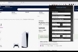 develop price checker, item monitor, stuck monitor product monitor bot