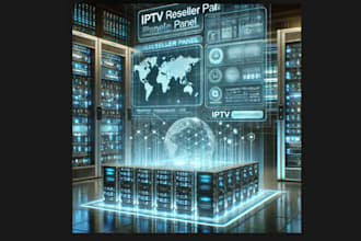 setup a professional iptv reseller panel, server panel, website, epg, restream