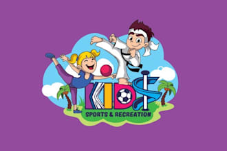make perfect kids sports school and summer camp logo