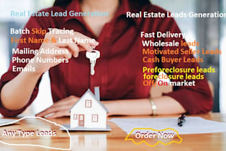 provide advanced real estate lead generation service