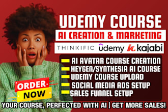 udemy course promotion udemy course creation udemy course marketing sales funnel