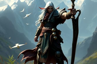 reate a dnd character, party or any fantasy character