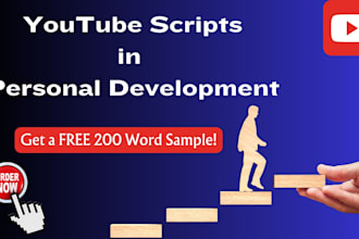 be your youtube scriptwriter in personal development
