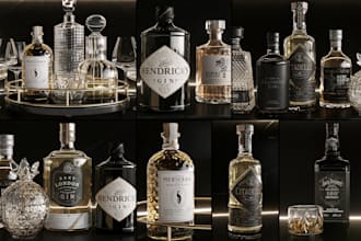 do high quality 3d object model, bottle model for product in second life