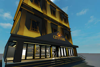 d roblox building roblox house model, interior, stylized model as roblox builder