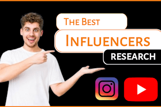find best instagram influencers and youtube influencers