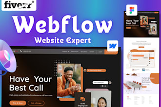 design webflow website from figma, webflow expert to build branded website