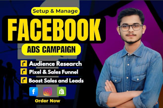 run facebook ads campaign, instagram ads,meta ads,fb ads manager