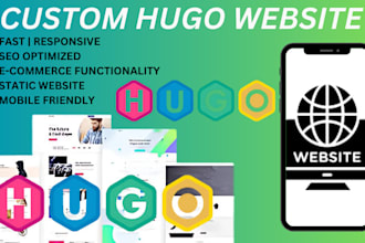 design scalable professional and responsive hugo website modern static website